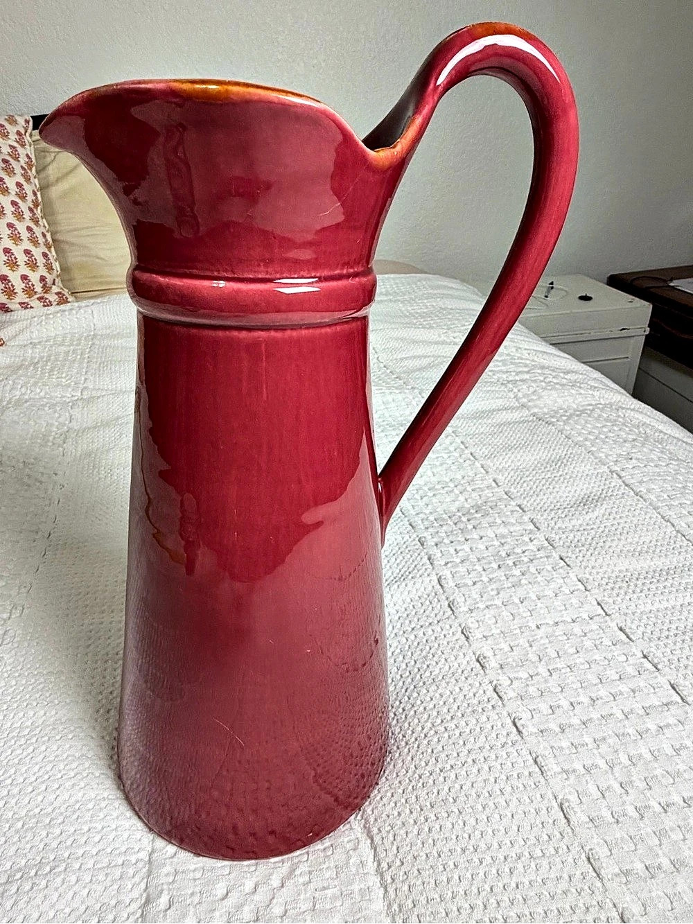 Nudo Ceramiche Ceramic pitcher Red